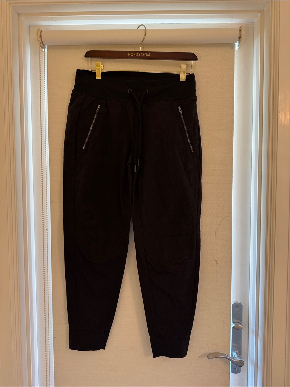 Athleta Women’s Black Jogger Pants with Drawstring Waist